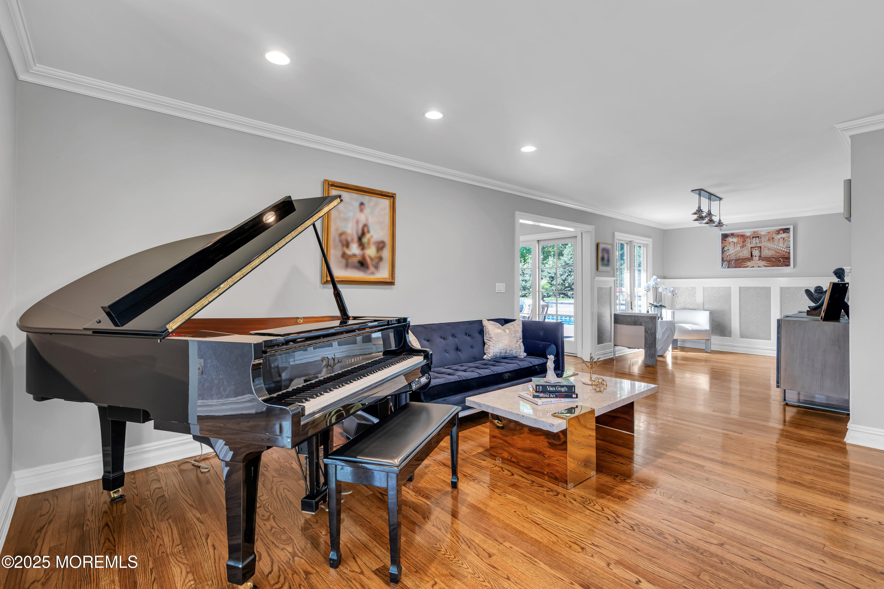 91 Ridge Road Rumson, NJ 07760 - Photo 13 of 80 a living room with furniture and a wooden floor