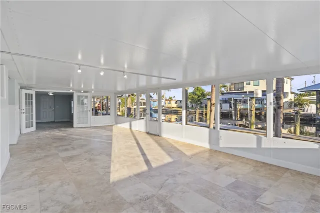 a view of lobby with an outdoor space