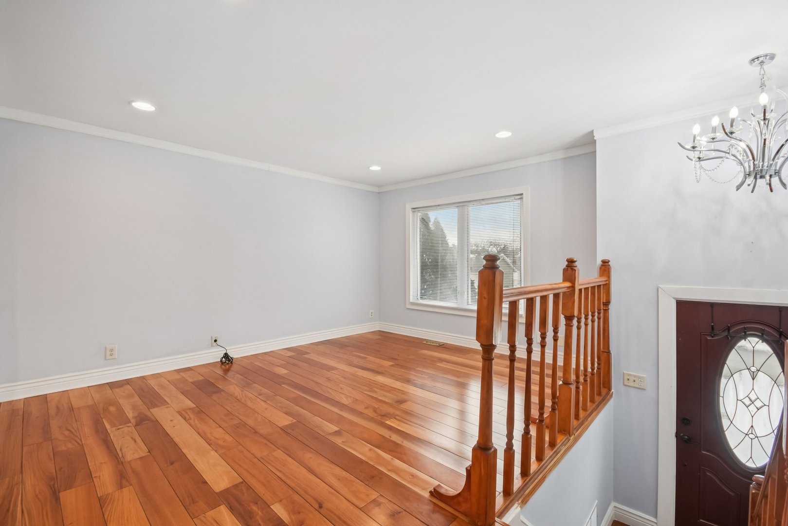 301 Villa Road Streamwood, IL 60107 - Photo 4 of 34 a view of front door with wooden floor