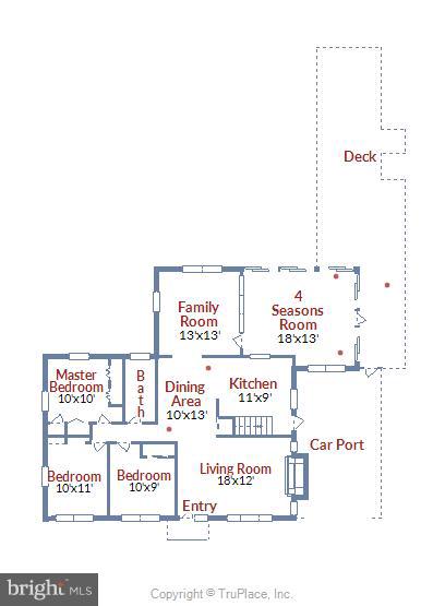 3 Baldridge Road Annapolis, MD 21401 - Photo 30 of 31 Main level layout