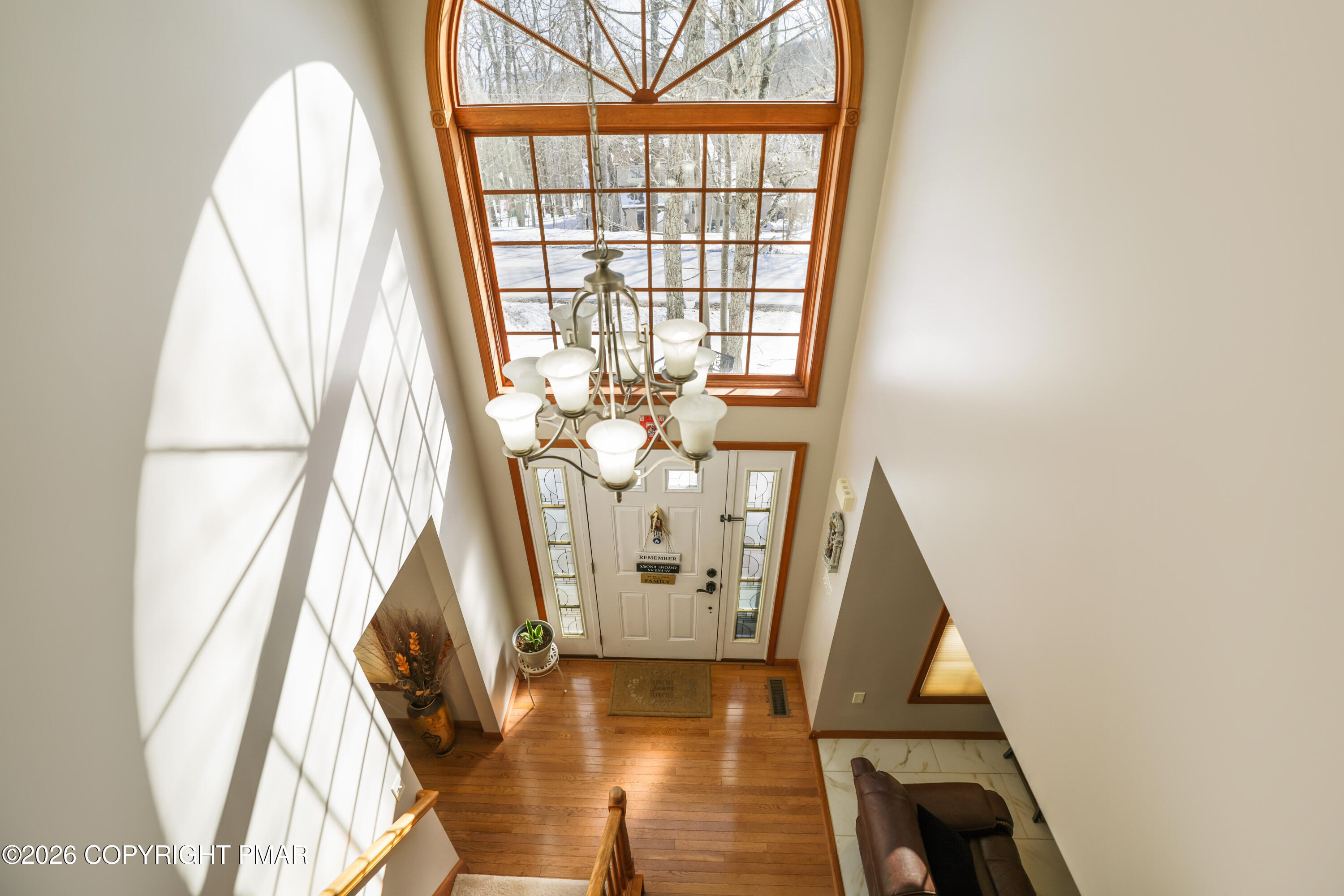 3220 Cherry Ridge Road Bushkill, PA 18324 - Photo 20 of 47 a view of an entryway with wooden floor
