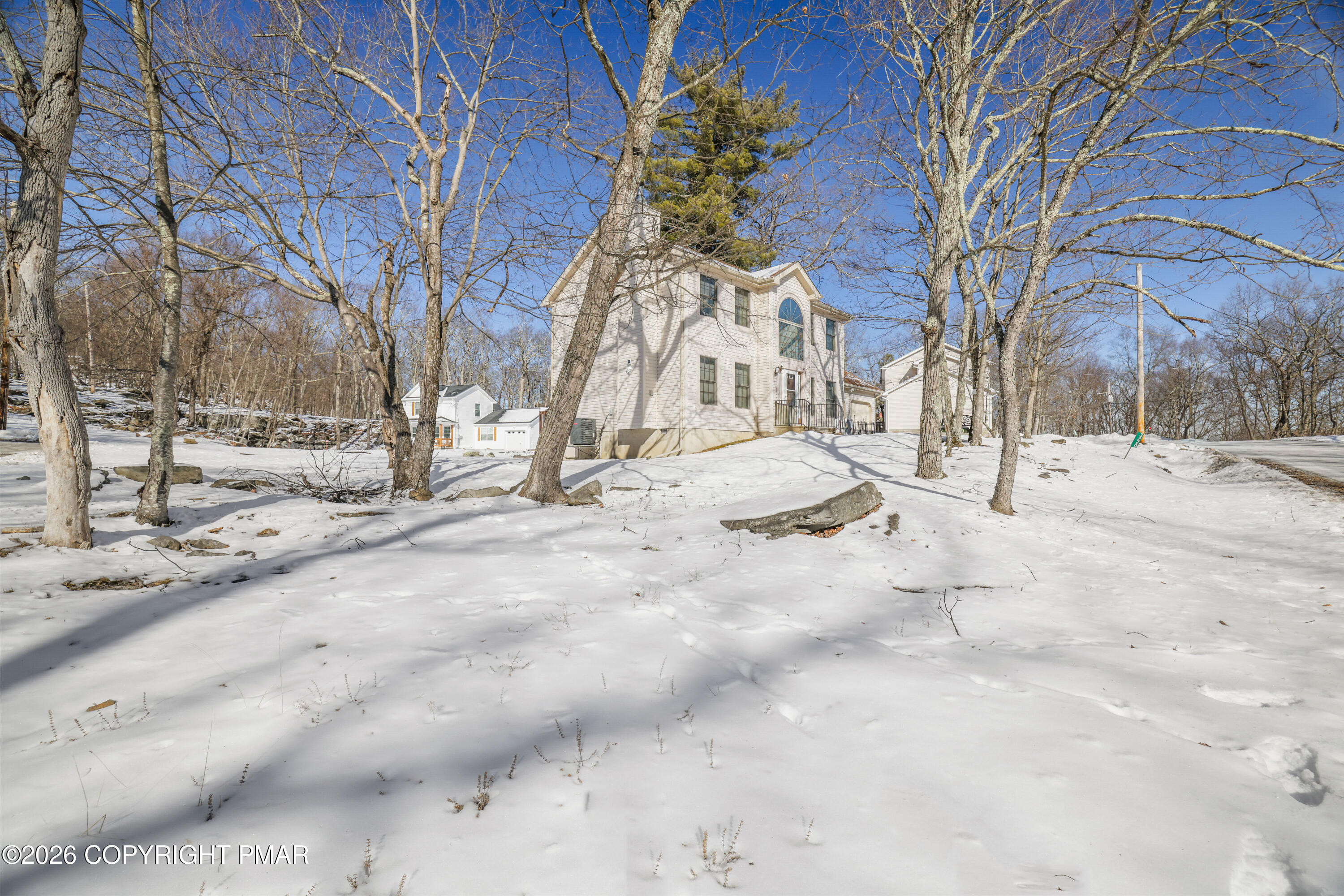 3220 Cherry Ridge Road Bushkill, PA 18324 - Photo 38 of 47 a view of snow on the road