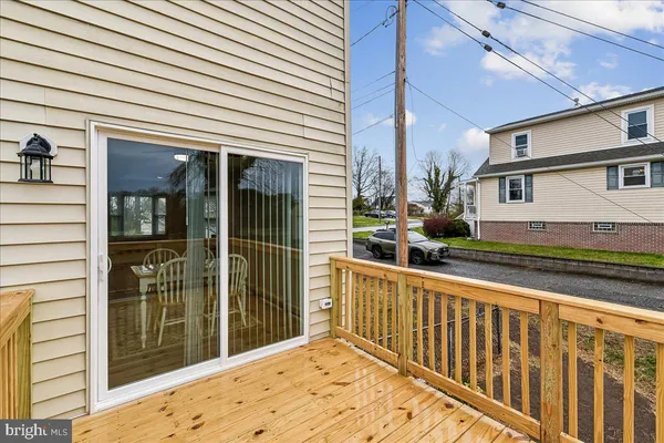 a view of a house with a balcony
