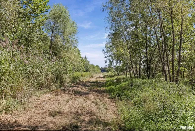 a living room with dining room and wooden floor