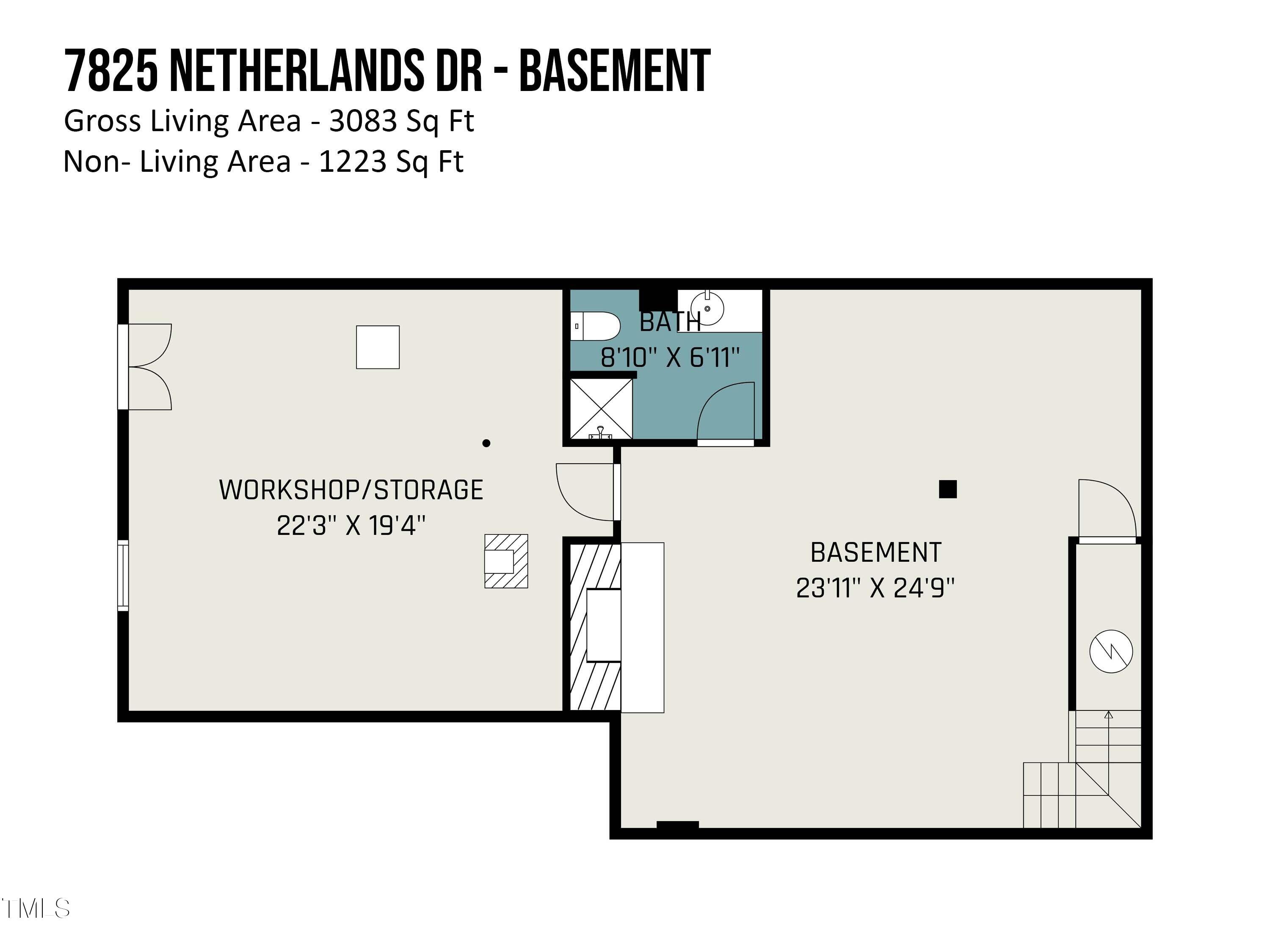 7825 Netherlands Drive Raleigh, NC 27606 - Photo 33 of 33 7825_netherlands_dr_-_basement_1