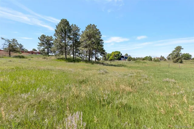 a view of an ocean from a yard