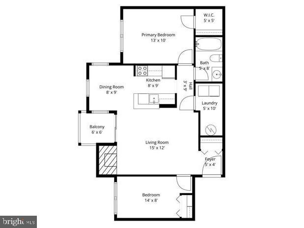1723 Ascot Way, Unit A Reston, VA 20190 - Photo 32 of 32 approximate floorplan