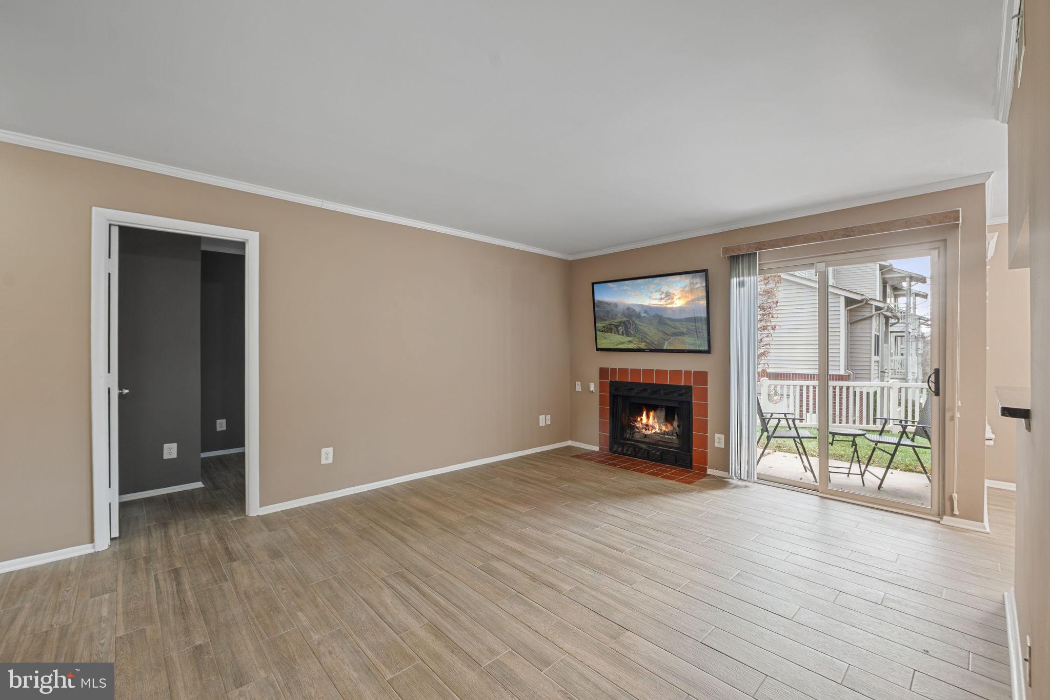 1723 Ascot Way, Unit A Reston, VA 20190 - Photo 4 of 32 Cozy fireplace and patio