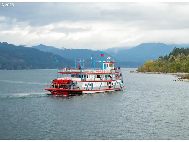 a view of lake with mountain