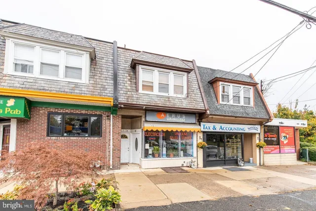 a view of a building with street