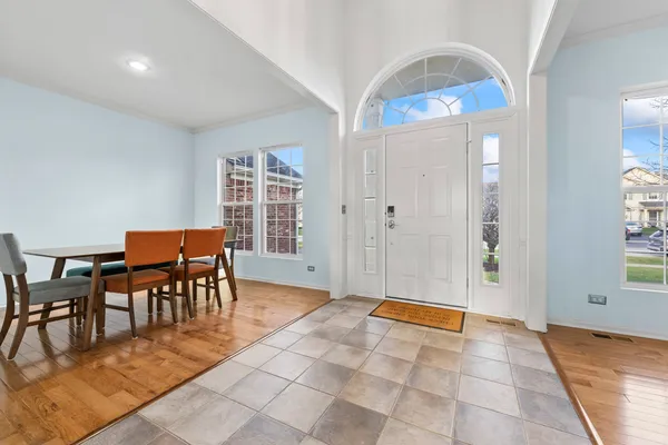 a view of a livingroom with furniture and window