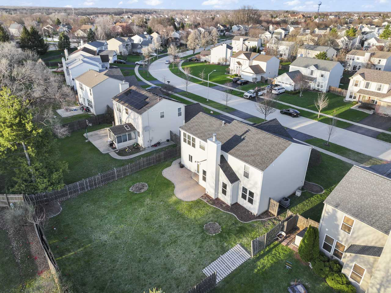 149 Lilac Street Bolingbrook, IL 60490 - Photo 46 of 50 an aerial view of residential houses with outdoor space