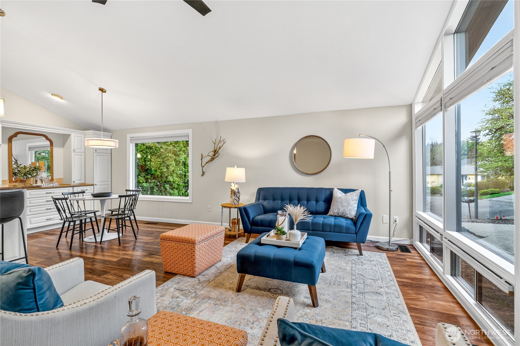 13236 Southeast 161st Place Renton, WA 98058 - Photo 10 of 38 a living room with furniture and a large window