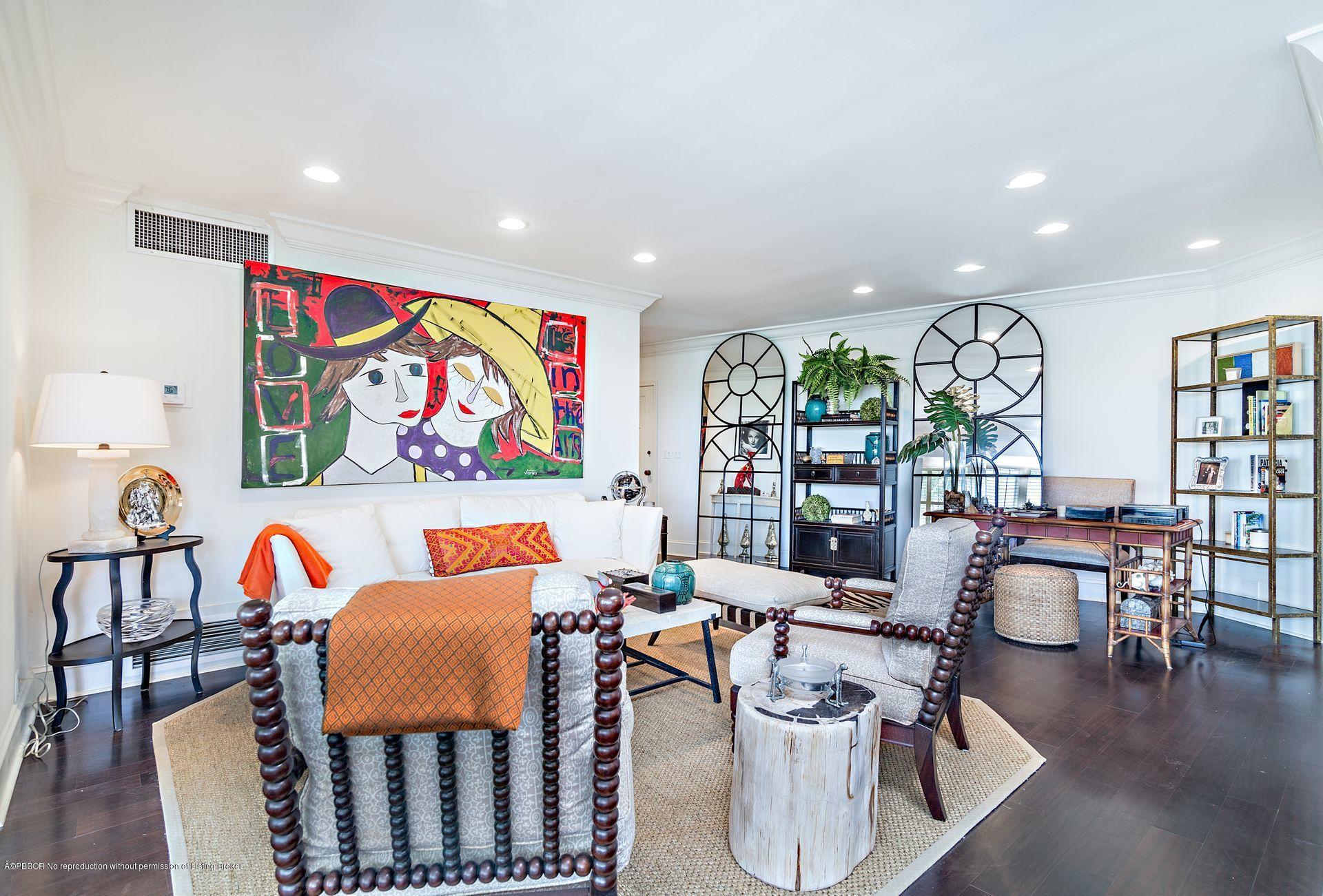 44 Cocoanut Row, Unit 326B Palm Beach, FL 33480 - Photo 1 of 19 a living room with furniture and wooden floor