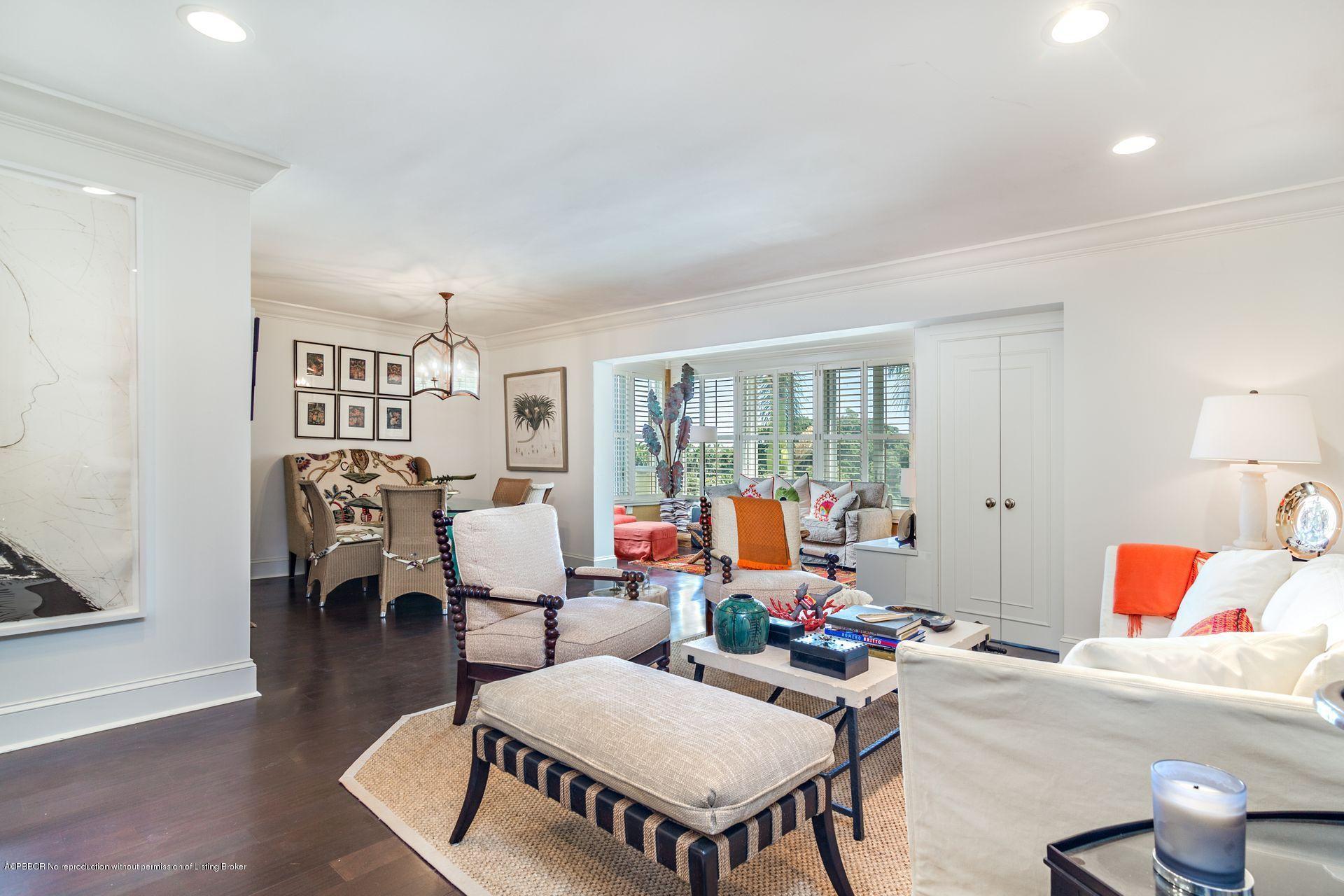 44 Cocoanut Row, Unit 326B Palm Beach, FL 33480 - Photo 11 of 19 a living room with furniture and wooden floor