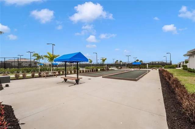 a view of a building with a street