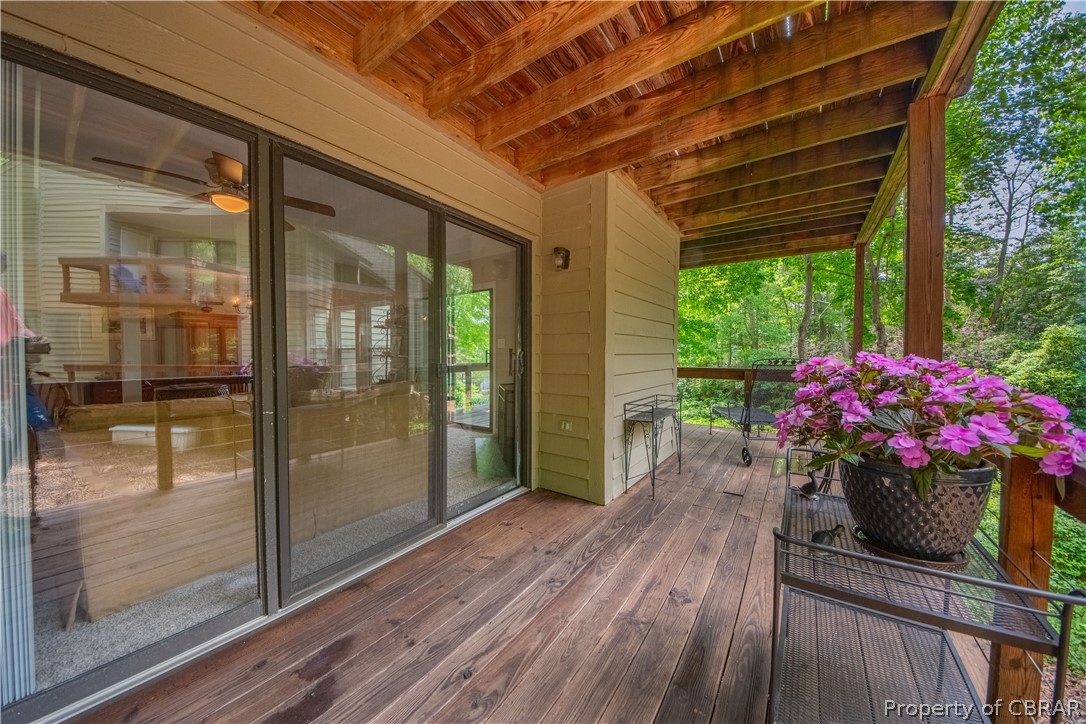 68 Villa Ridge Drive, Unit 4 Hartfield, VA 23071 - Photo 22 of 30 Great deck spaces.