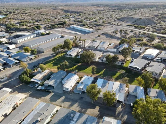 an aerial view of a city with lots of residential buildings