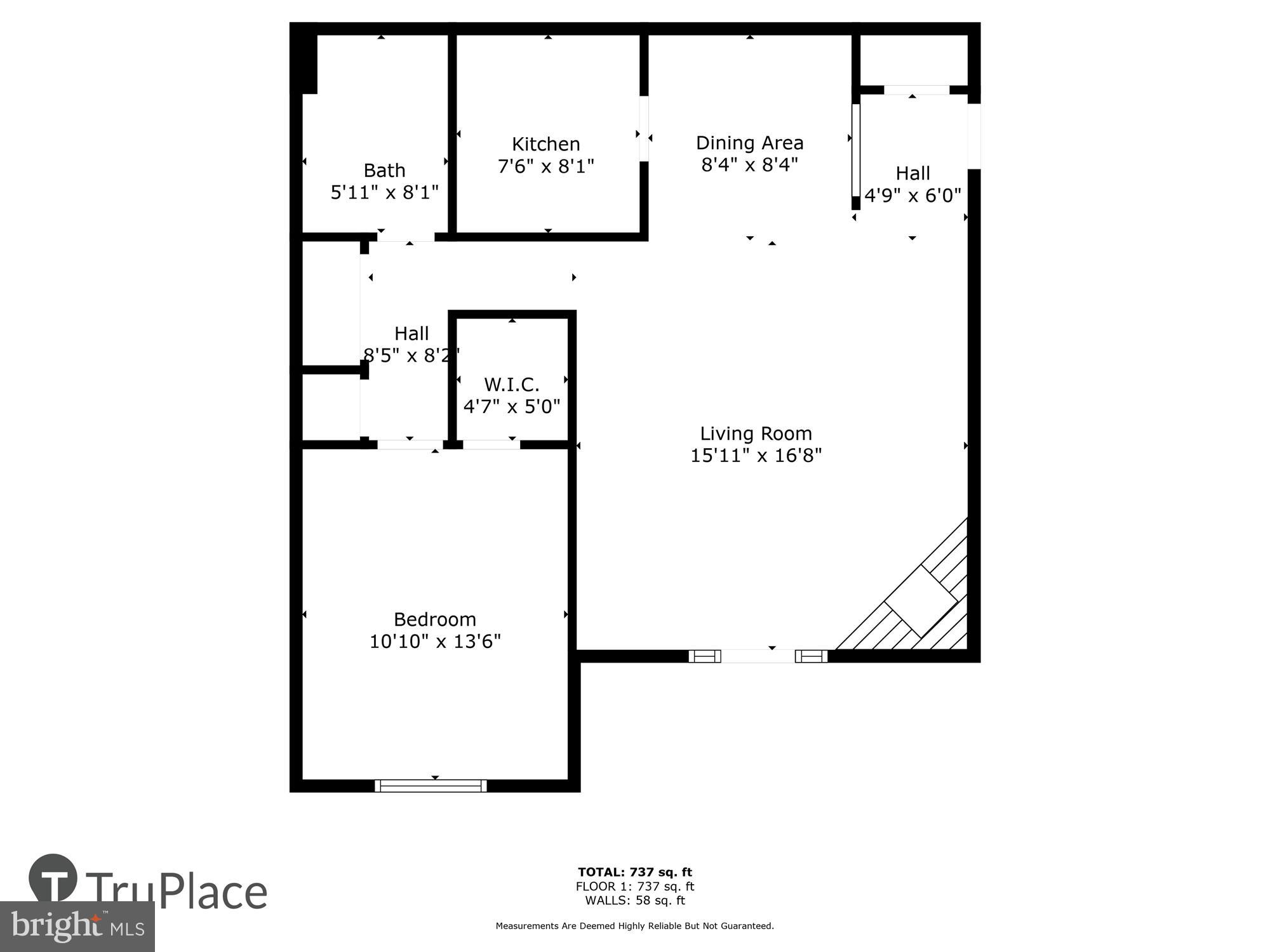 4912 Columbia Road, Unit 1 110 Columbia, MD 21044 - Photo 59 of 59 Floorplan (Labels & Dimensions)