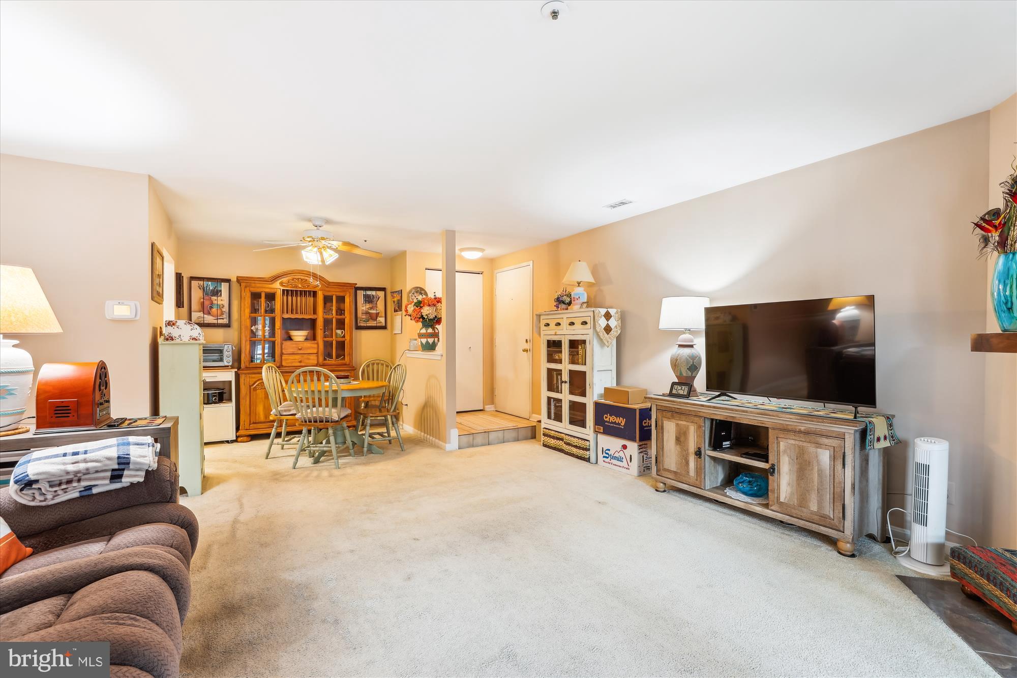4912 Columbia Road, Unit 1 110 Columbia, MD 21044 - Photo 10 of 59 a living room with furniture and a flat screen tv