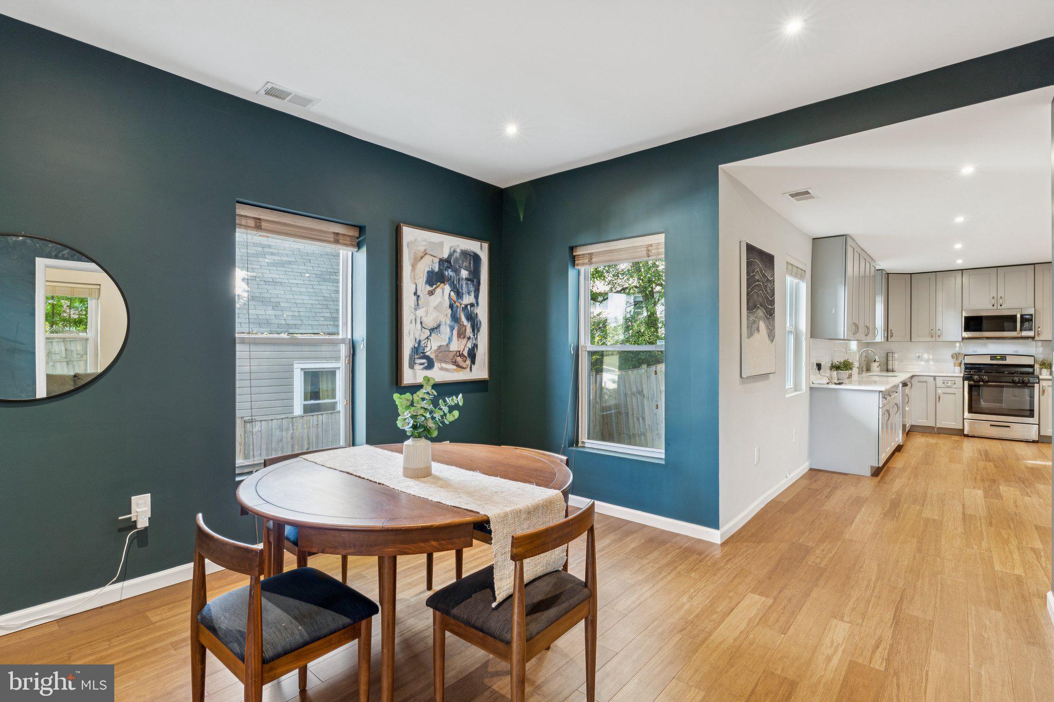 4001 Shepherd Street Brentwood, MD 20722 - Photo 7 of 39 a view of a dining room with furniture and a large window