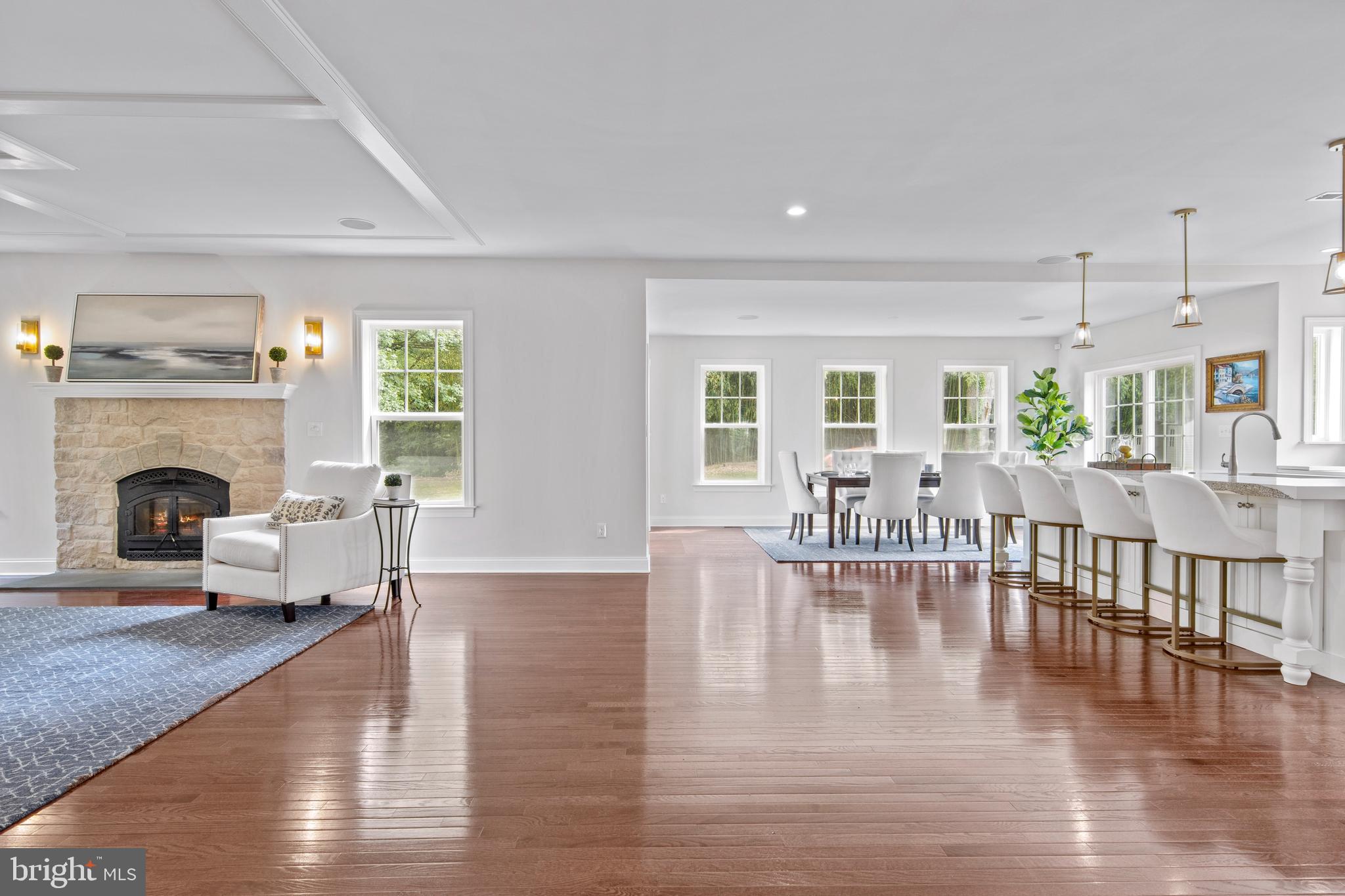444 Conestoga Road Wayne, PA 19087 - Photo 17 of 82 a living room with furniture and a fireplace