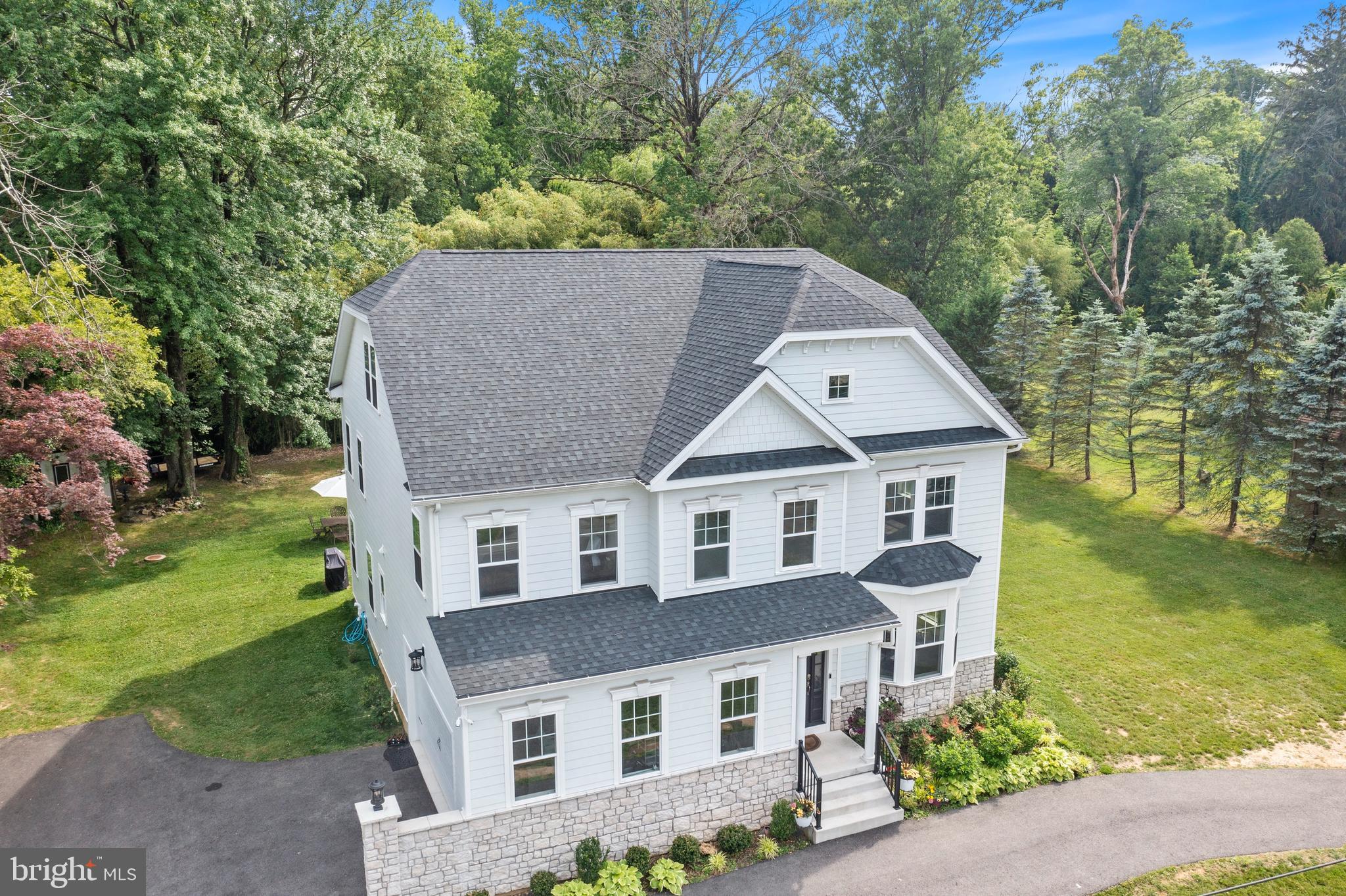 444 Conestoga Road Wayne, PA 19087 - Photo 76 of 82 a aerial view of a house with a yard