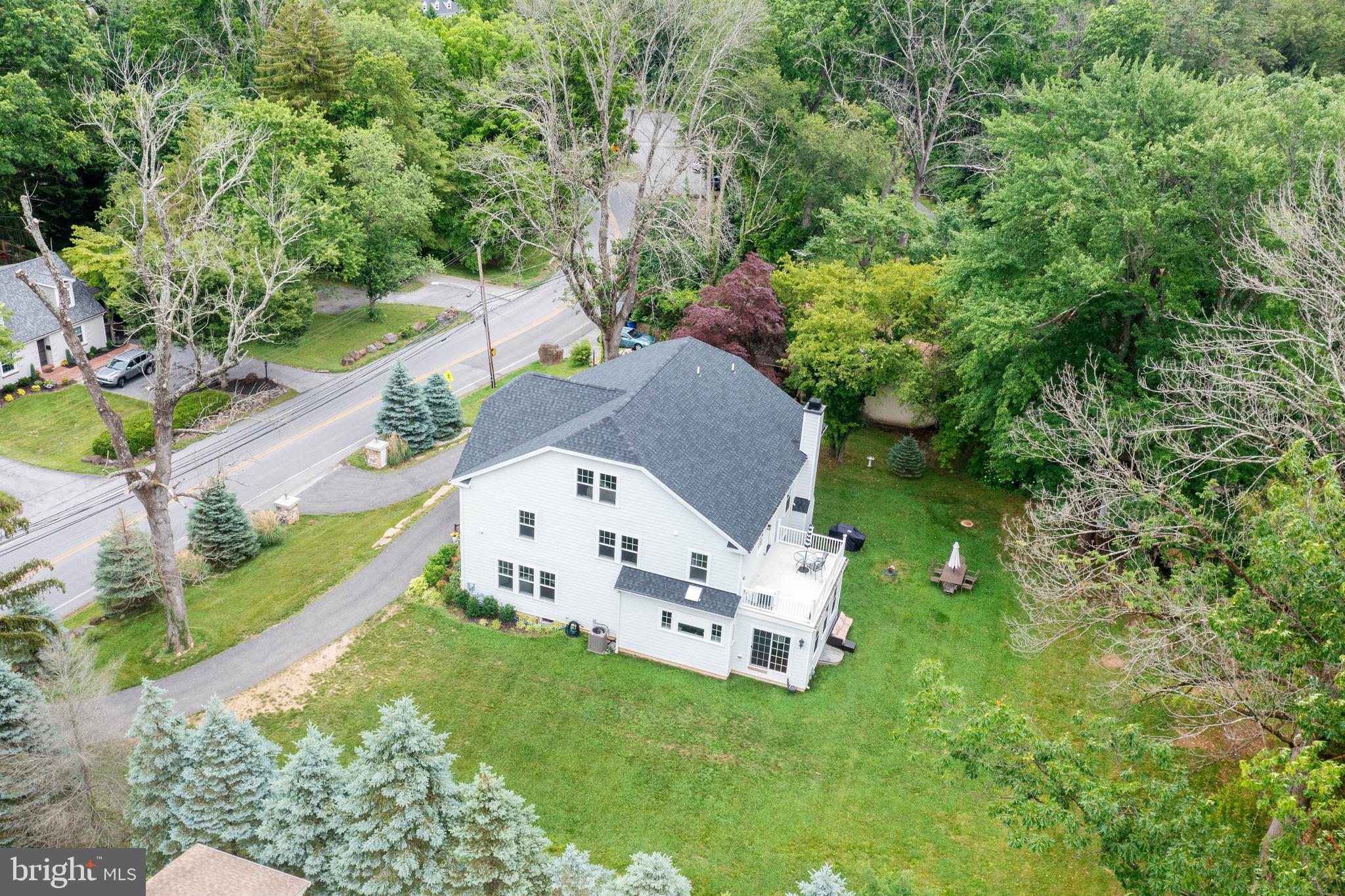 444 Conestoga Road Wayne, PA 19087 - Photo 79 of 82 an aerial view of a house with outdoor space