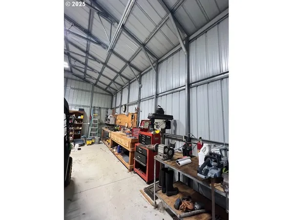 a view of storage and utility room