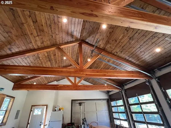 a view of an indoor swimming pool