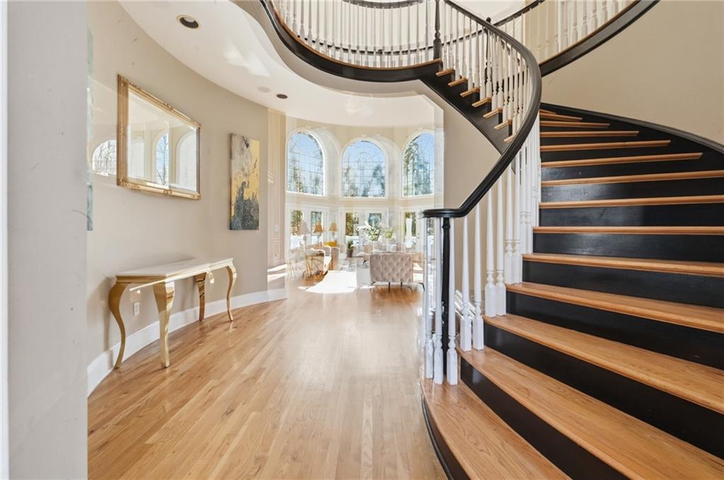 4670 Hamden Forest Drive Southwest Atlanta, GA 30331 - Photo 11 of 68 a view of entryway and hall with wooden floor
