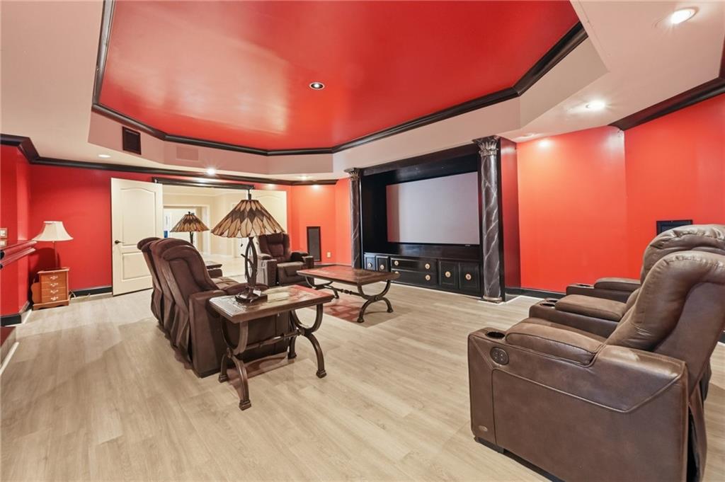 4670 Hamden Forest Drive Southwest Atlanta, GA 30331 - Photo 47 of 68 a living room with furniture and a flat screen tv