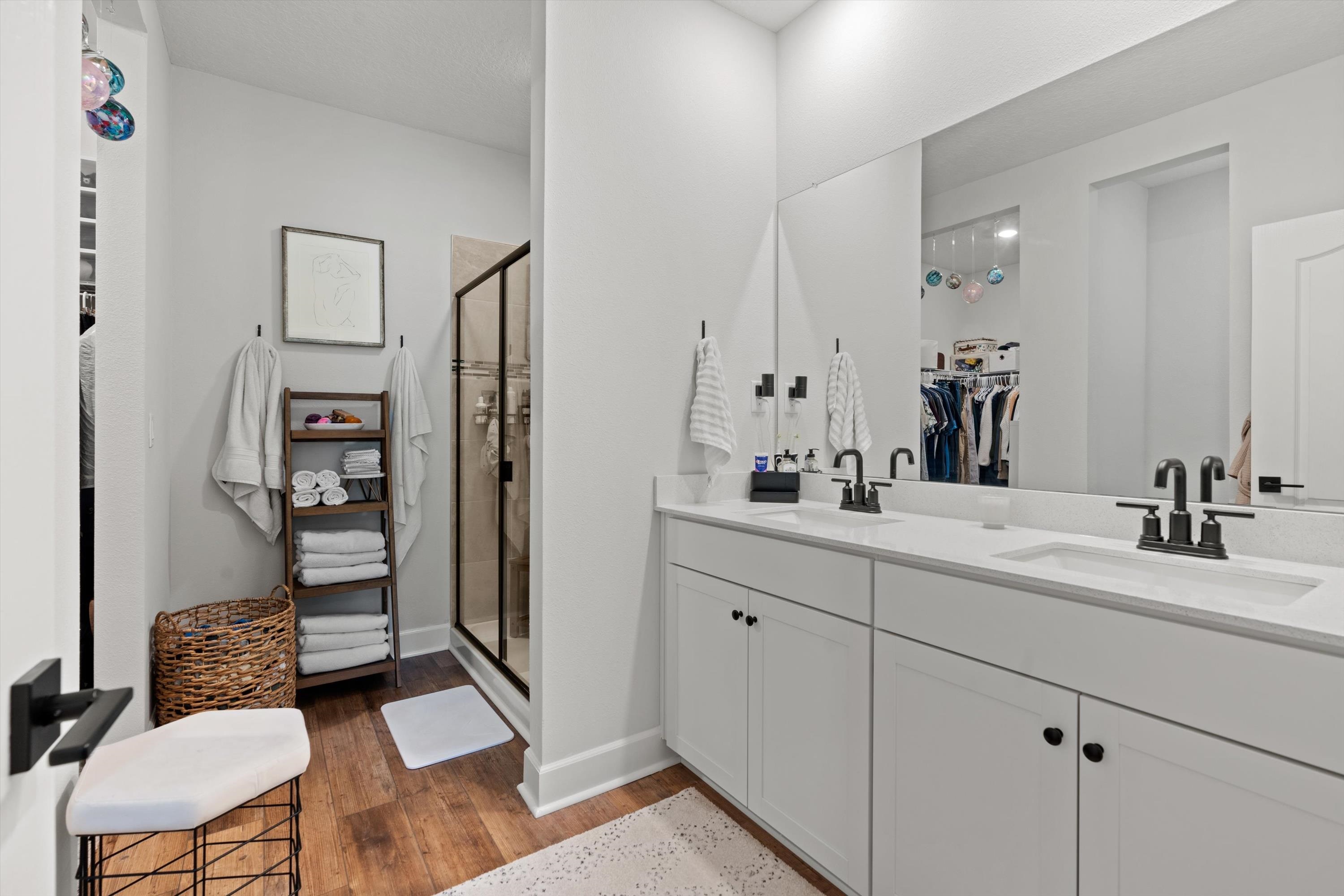 793 Morgans Treasure Road St. Augustine, FL 32084 - Photo 18 of 24 a bathroom with a sink double vanity and a toilet