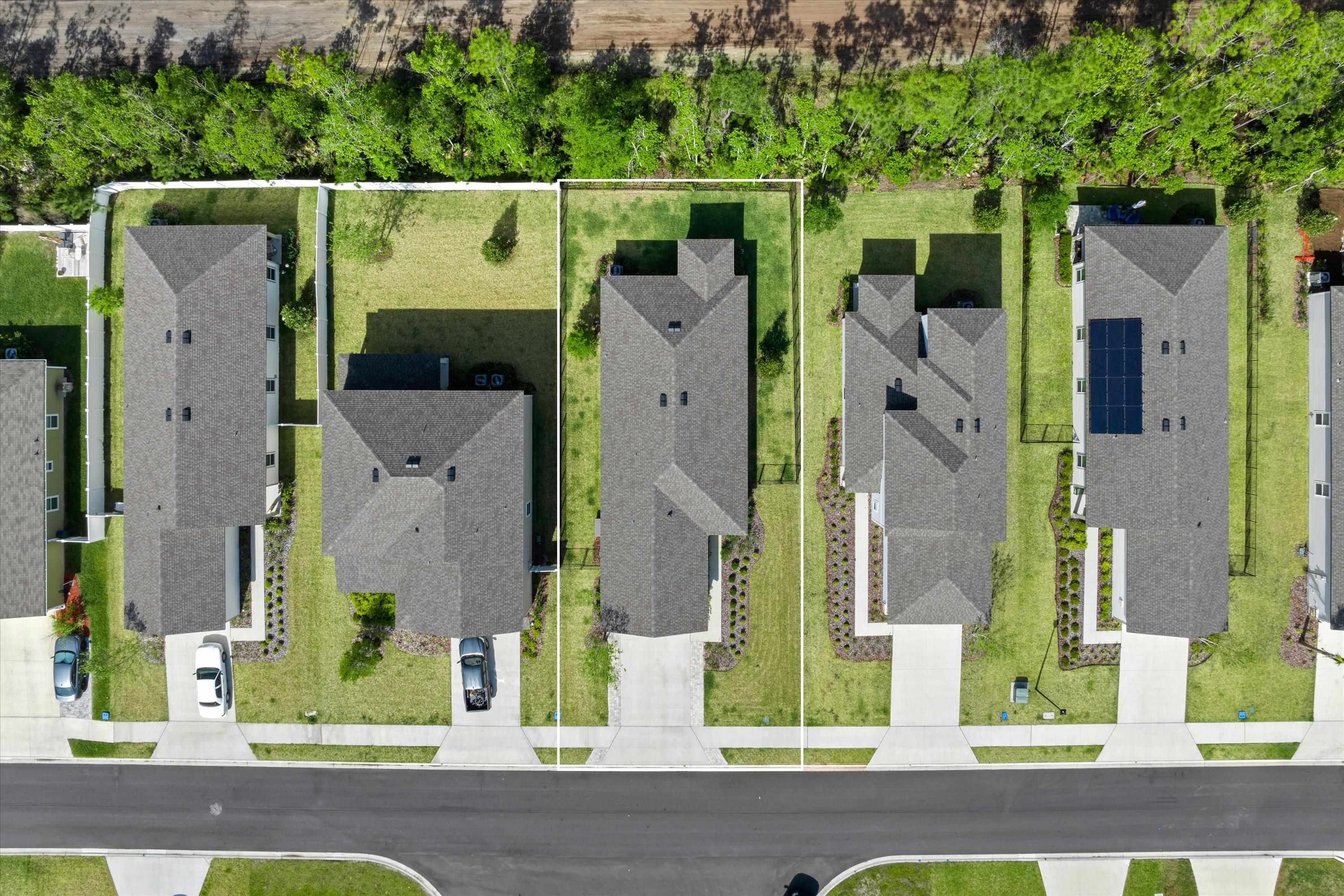 793 Morgans Treasure Road St. Augustine, FL 32084 - Photo 23 of 24 aerial view of a house with a garden