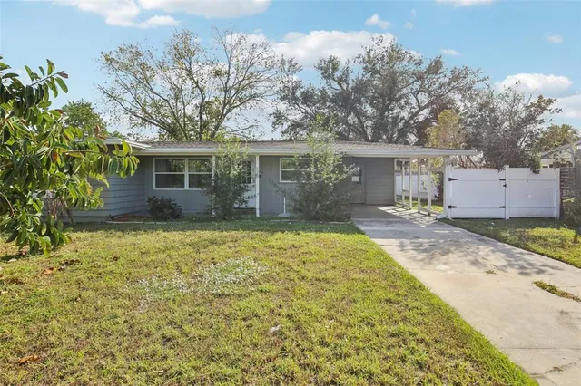 front view of house with a yard