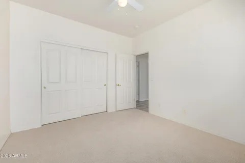 a storage room with washer and dryer