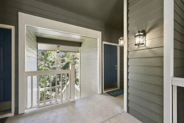 a view of front door