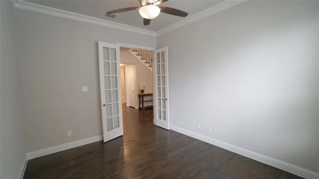 wooden floor in an empty room
