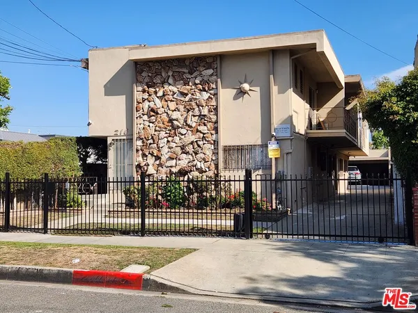 a view of a porch with a small cabin