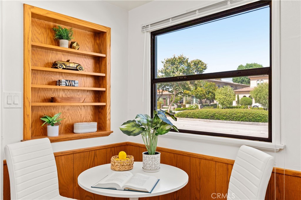 2701 Warren Way Arcadia, CA 91007 - Photo 13 of 30 a dining room with a table and a potted plant