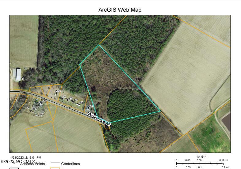 0 Devond Tew Road Roseboro, NC 28382 - Photo 3 of 4 GIS MAP