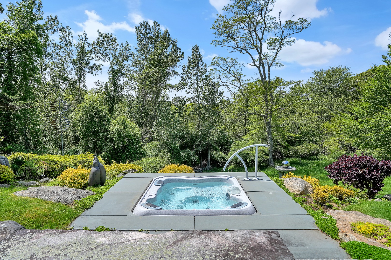 122 Old Farm Road Chilmark, MA 02535 - Photo 11 of 36 a view of a yard with plants