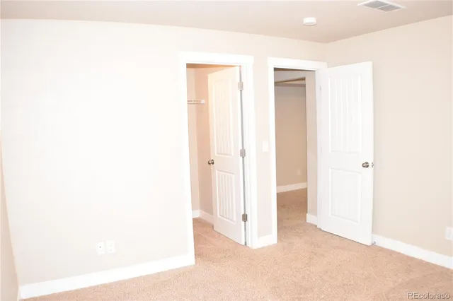 a view of an empty room