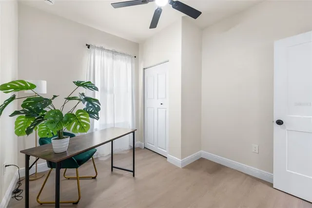 a view of hall with furniture