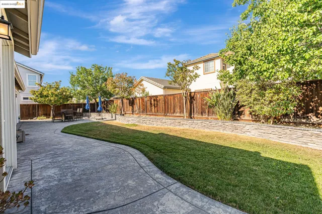 an aerial view of residential house with outdoor space