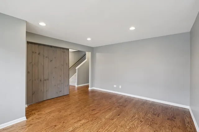 a view of an empty room