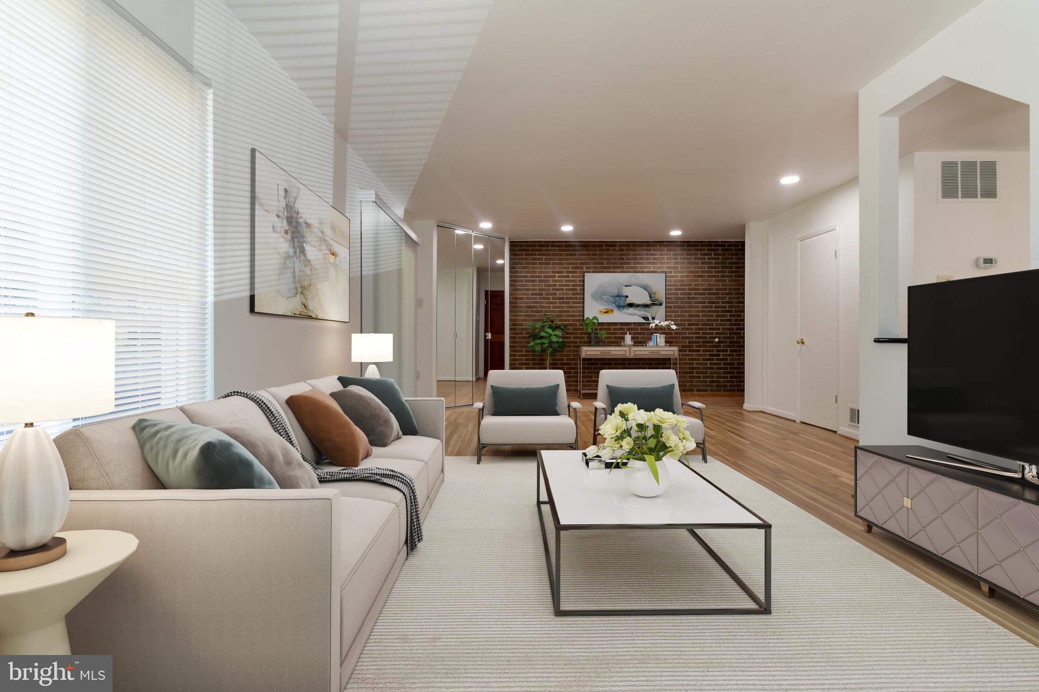 5 Laurel Hill Road Greenbelt, MD 20770 - Photo 5 of 37 Exposed brick and recessed lighting
