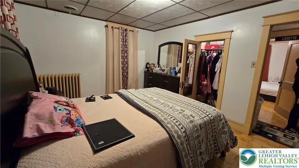 a view of a storage room