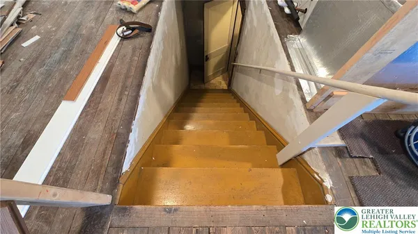 a view of storage and utility room