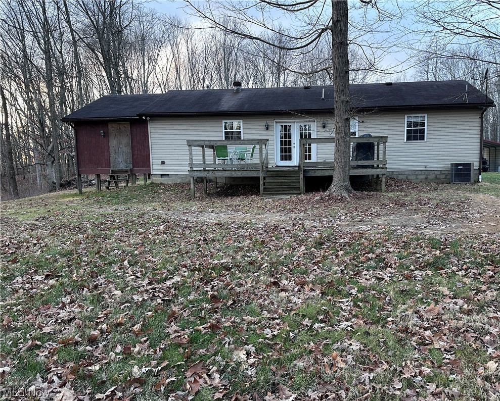 50748 Shenandoah Road Caldwell, OH 43724 - Photo 25 of 43 Rear view of house with a deck